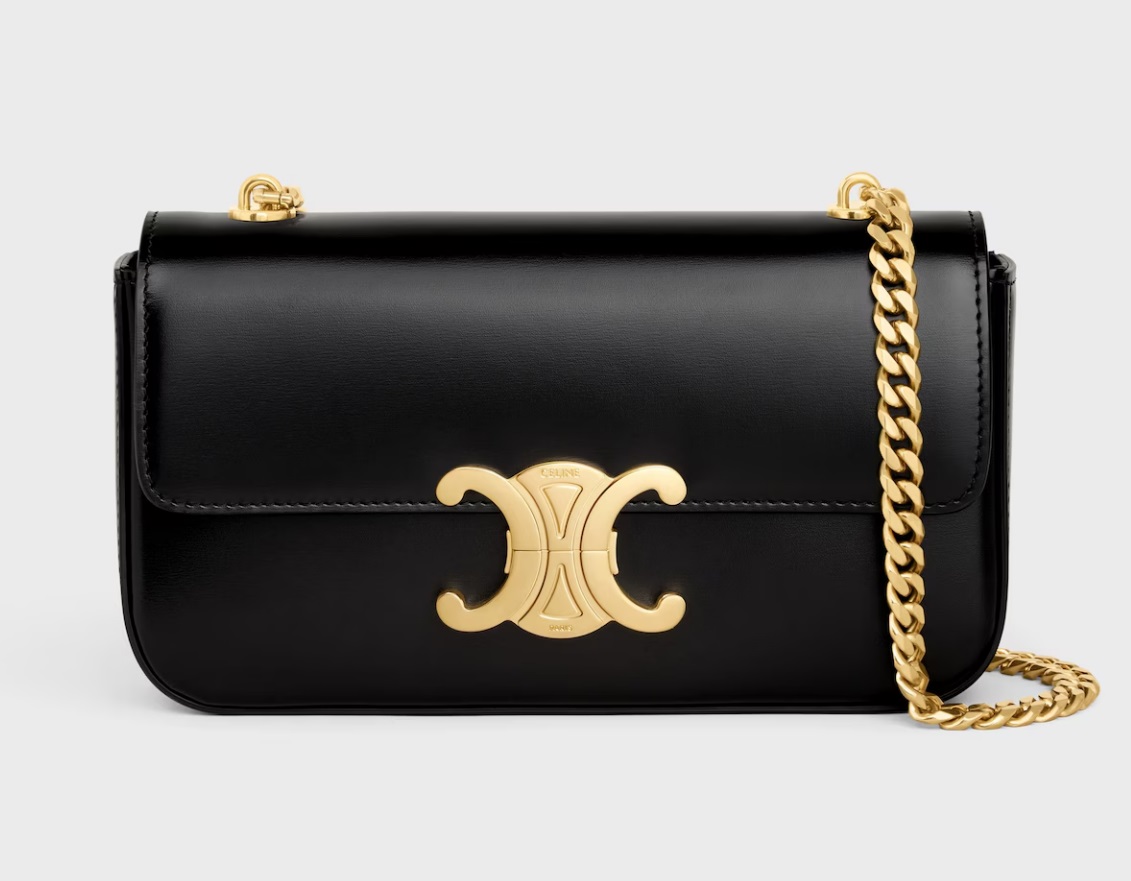 関税込 ハンドバッグ CELINE CHAIN SHOULDER CLAUDE handbag CHAIN SHOULDER BAG CLAUDE in Triomphe canvas - TAN | CELINE
