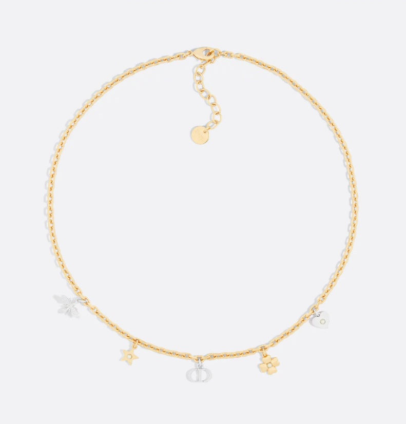 DIOR - Petit CD Lucky Charms Necklace
